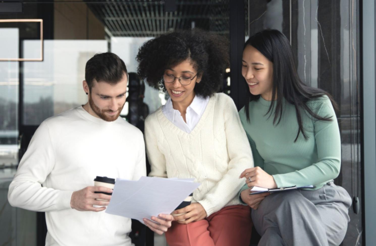 Professional investment consultation meeting showing collaborative financial planning approach